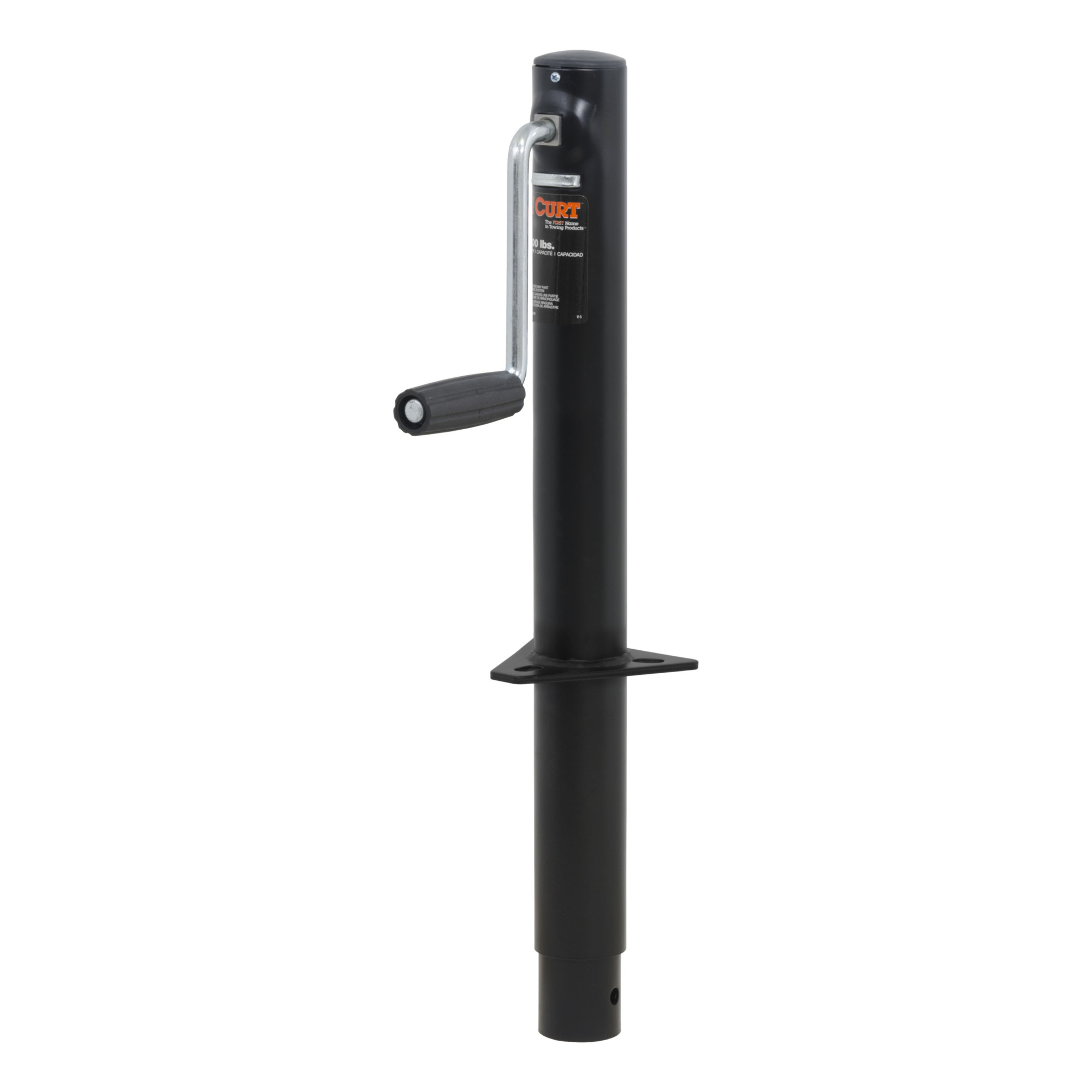 Curt Manufacturing, A-Frame Jack w Side Handle 2000 lbs, 14-1/2in. Travel, Model# 28204